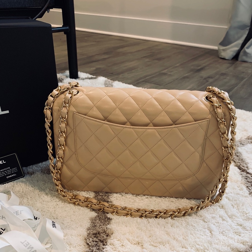 CHANEL Jumbo Double Flap Beige - Picture 4 of 10
